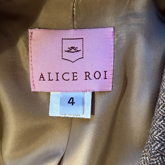 Alice ROI!!! Chic Gray Blazer with Puff Shoulders - Picture 4 of 6